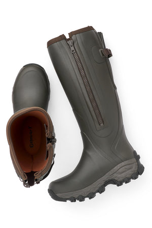 Moor Country Lady 17" - Side-Zip Dark Brown – Gateway1