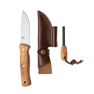 FEMUNDEN Kniv + Tændstål Med Etui – Øyo