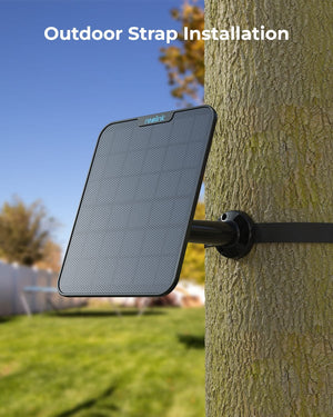 Hvit 6V Solpanel V2 Inkl. Kabel – Reolink