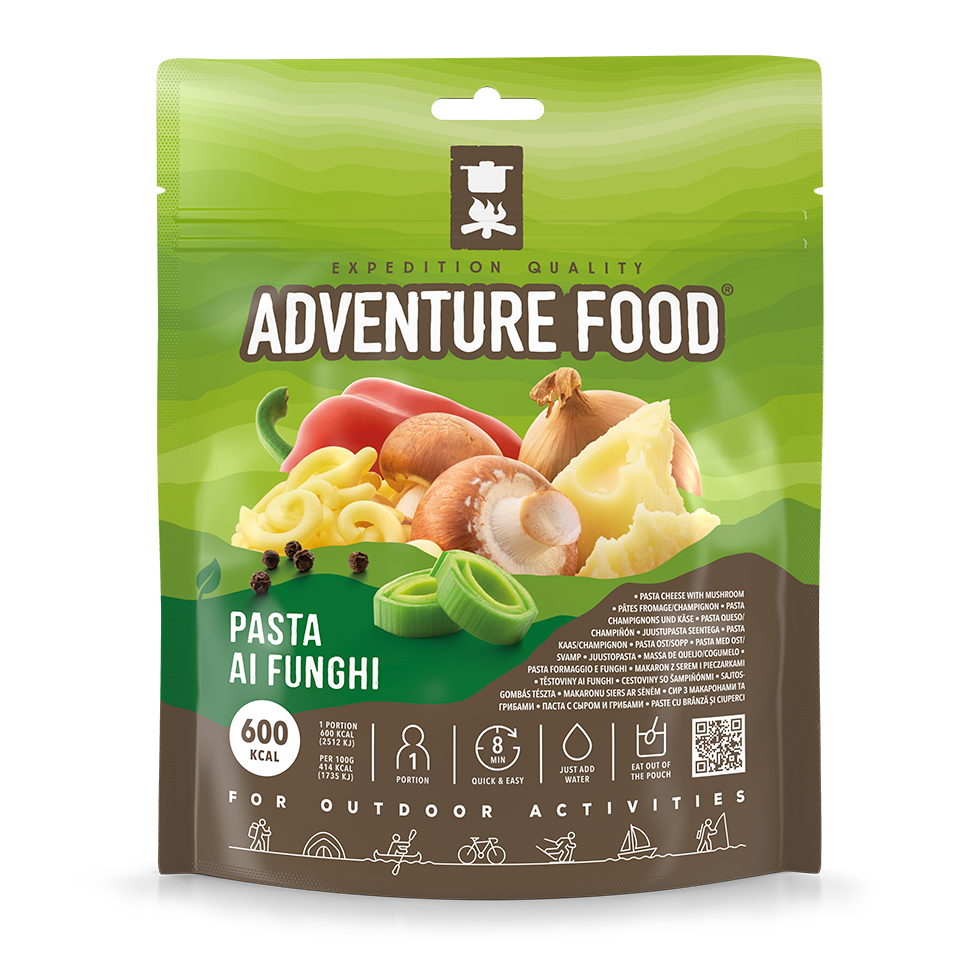 Pasta med sopp – Adventure Food