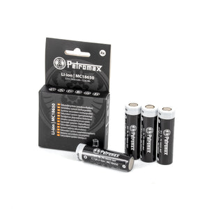 Oppladbare Li-ion-batterier 18650 (4-pakning) – Petromax