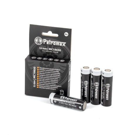 Oppladbare Li-ion-batterier 18650 (4-pakning) – Petromax