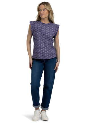 Salma - Navy Print - Trespass