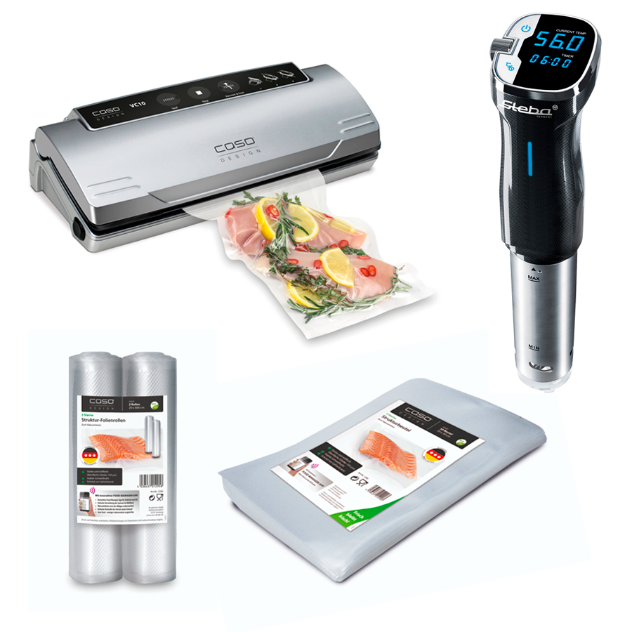 Sous Vide – sett STSV50 + CS1340 + CS1290 + CS1295 – Caso