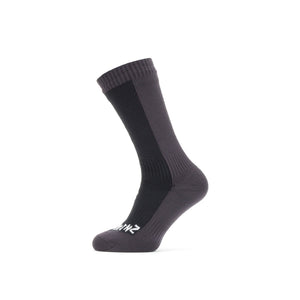 Starston WP Cold Wt. Mid sokk – Sealskinz – Svart/Grå – Sealskinz
