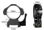 30mm Picatinny/Weaver-ringer Hurtigfeste – HuntElite
