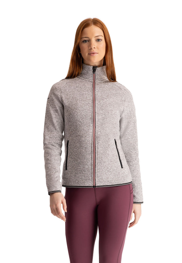 Toddy- Female Fleece Jacket at200 - Grey Marl - Trespass