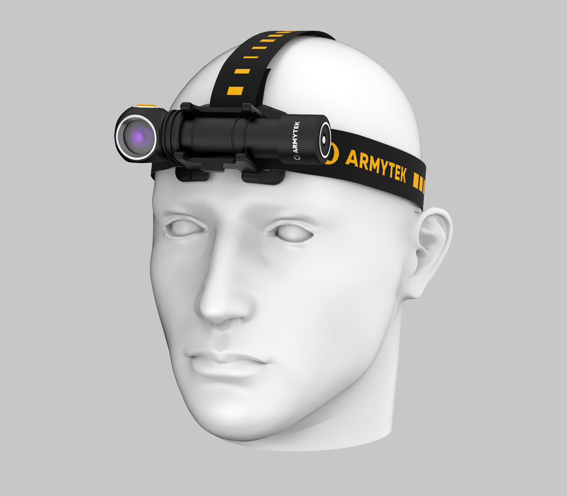 Armytek Wizard C2 WUV – Hvit & Ultrafiolett – 1100 lm & 1595 mW (400 nm) – Armytek