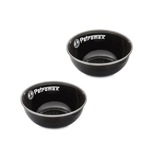 Petromax Emaljeskåler Svart 2 deler (16 – Petromax