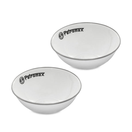 Emaljeskåler Hvit 2 stk – Petromax