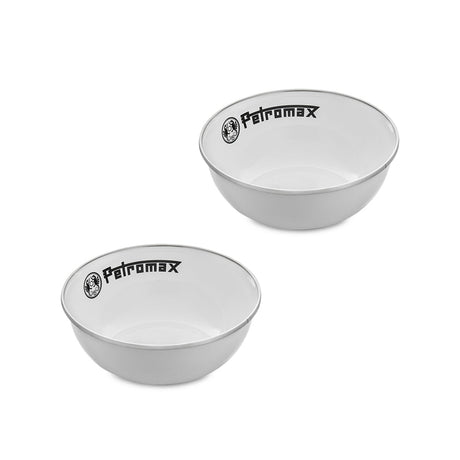 Petromax emaljeskåler Hvit 2 stk (16 – Petromax