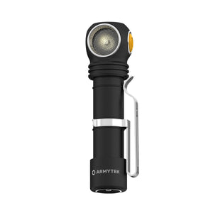 Wizard C2 Pro Nichia / Varm / 1600 lm / CRI>90 / TIR 70°:120° / +Hylster / 1x18650 (inkl.) / Magnet USB – Armytek