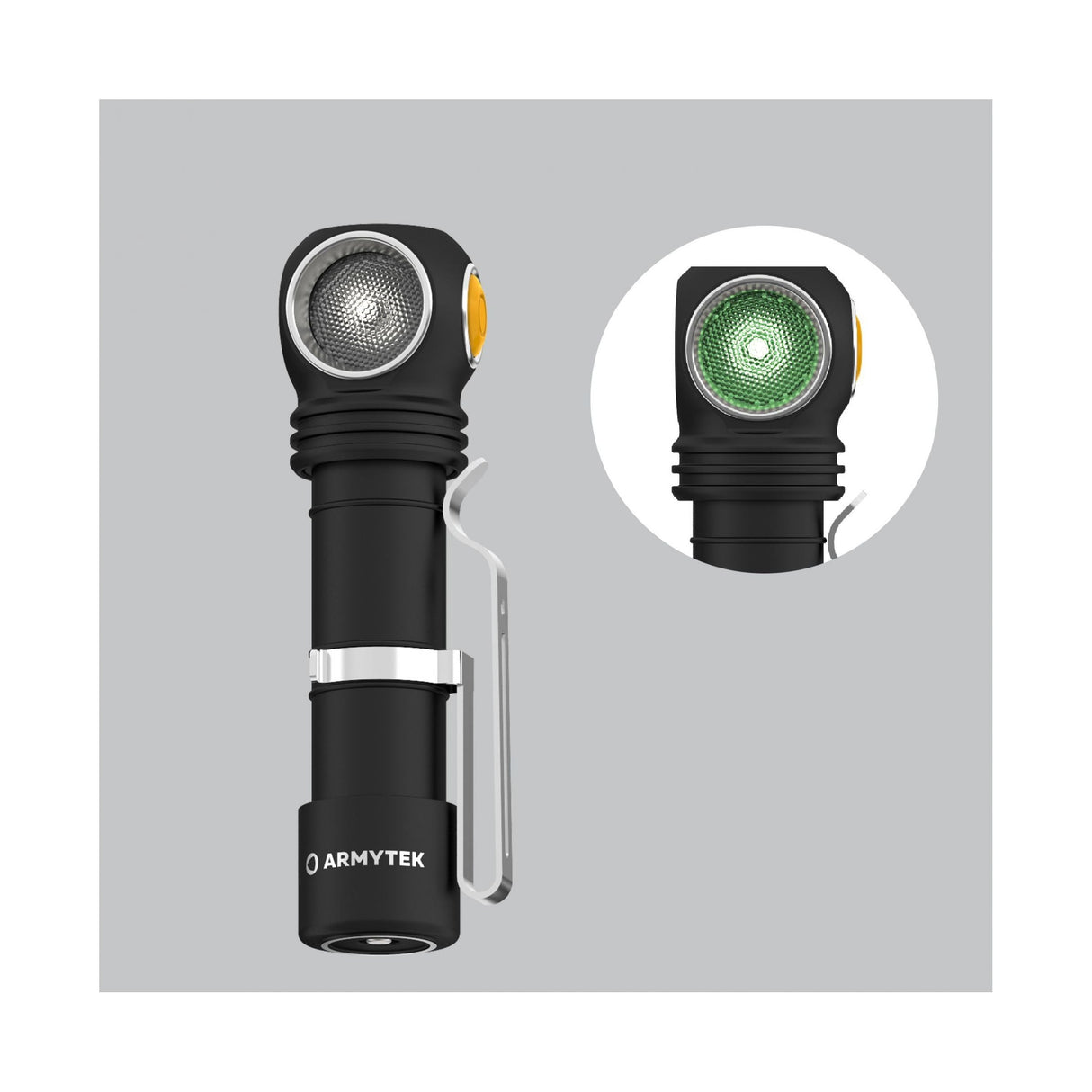 Armytek Wizard C2 WG Magnet USB – Varm & Grønn – 1020 lm & 400 lm – Armytek