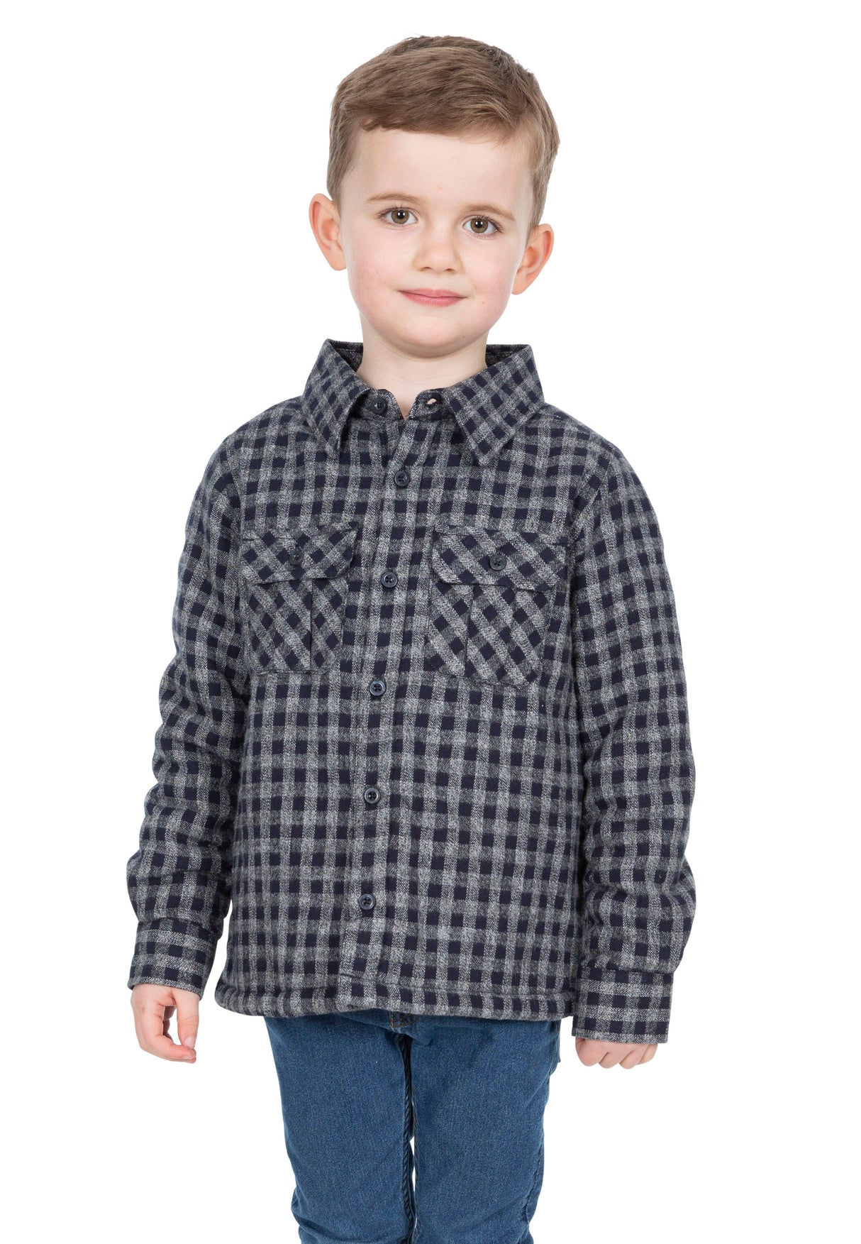 Average - Navy Gingham - Trespass