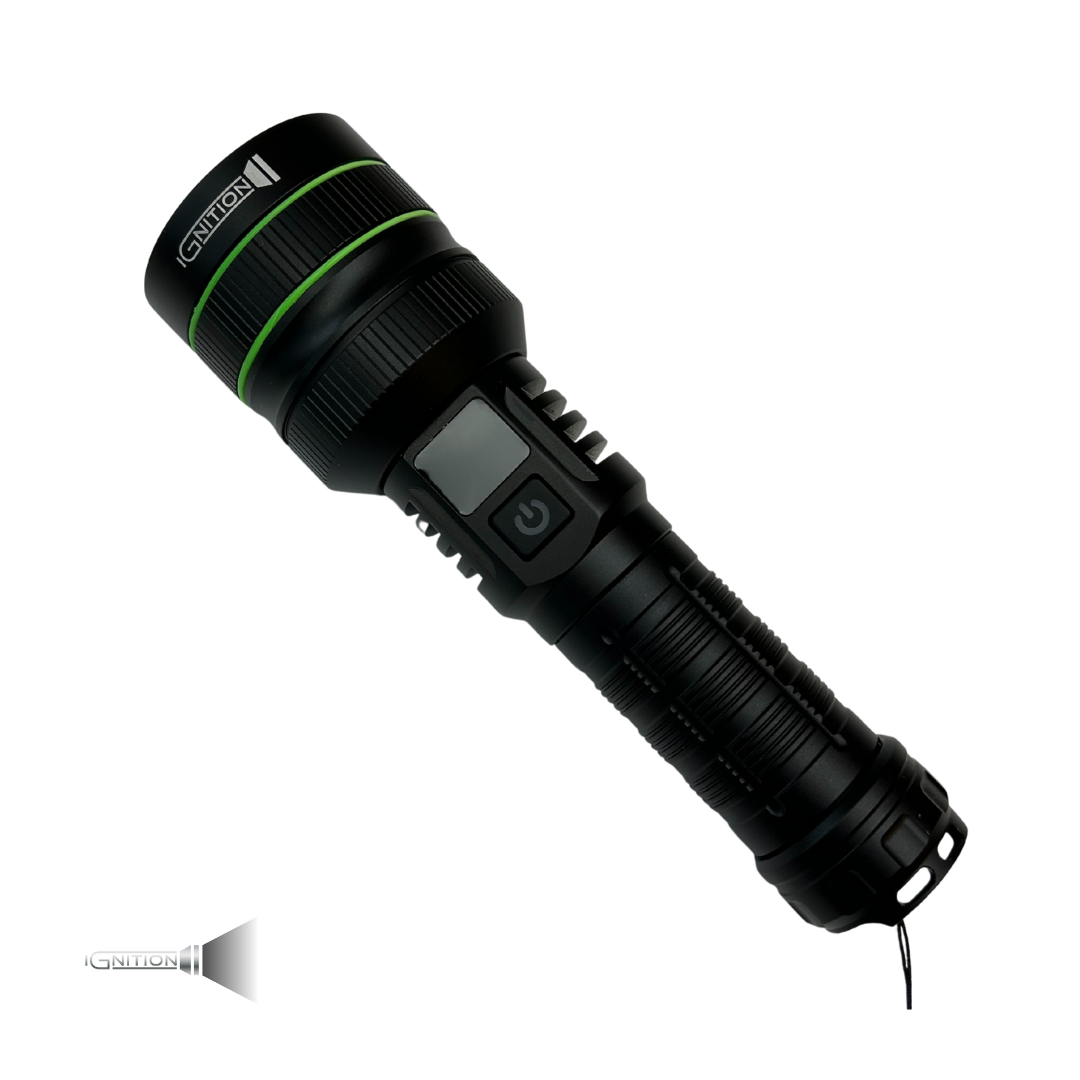 Ekstrem Kraftig - Lommelykt 10.000 Lumens + Powerbank – Ignition