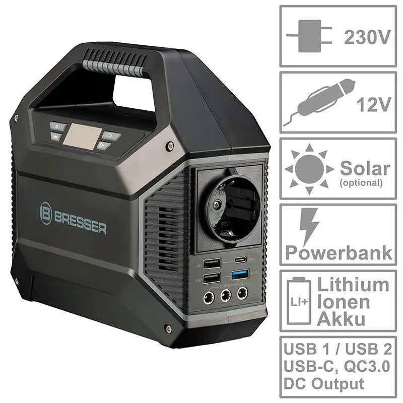 Mobil Kraftstasjon 100W (155Wh) – Bresser
