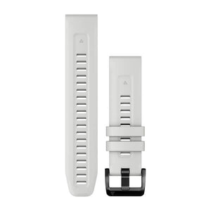 QuickFit® 22 Klokkeremmer Carrara White Silikon – Garmin