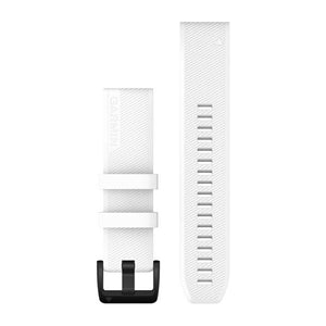 QuickFit® 22 urremme, Hvit, sort hardware i rustfritt stål