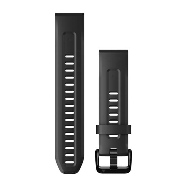 QuickFit® 20 urremme, Sort silikone