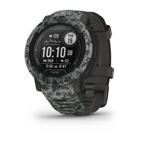 Instinct® 2 – Camo Edition, Graphite Camo – Ombyttevare – Garmin