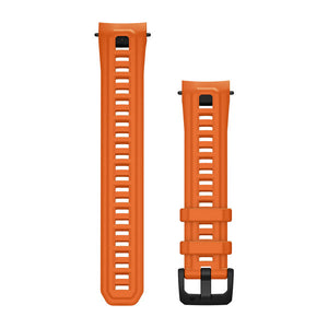 22 mm remme (Instinct® E – 45 mm), Ember Orange silikone