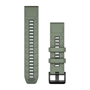 QuickFit® 22-remmer, Willow/Graphite Silikon – Garmin