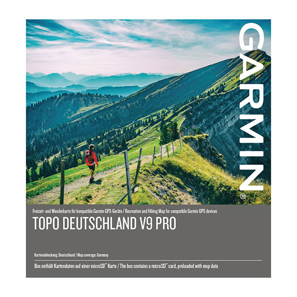 MicroSD™/SD™ kort: TOPO Tyskland v9 PRO