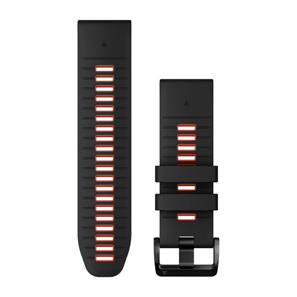 QuickFit® 26 urremme, Black/Flame Red silikone