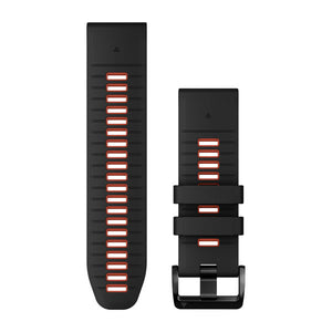 QuickFit® 26 urremme, Black/Flame Red silikone