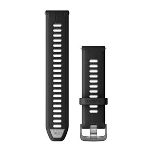 Quick Release remme (22 mm), Sort/Powder Grey, Slate hardware