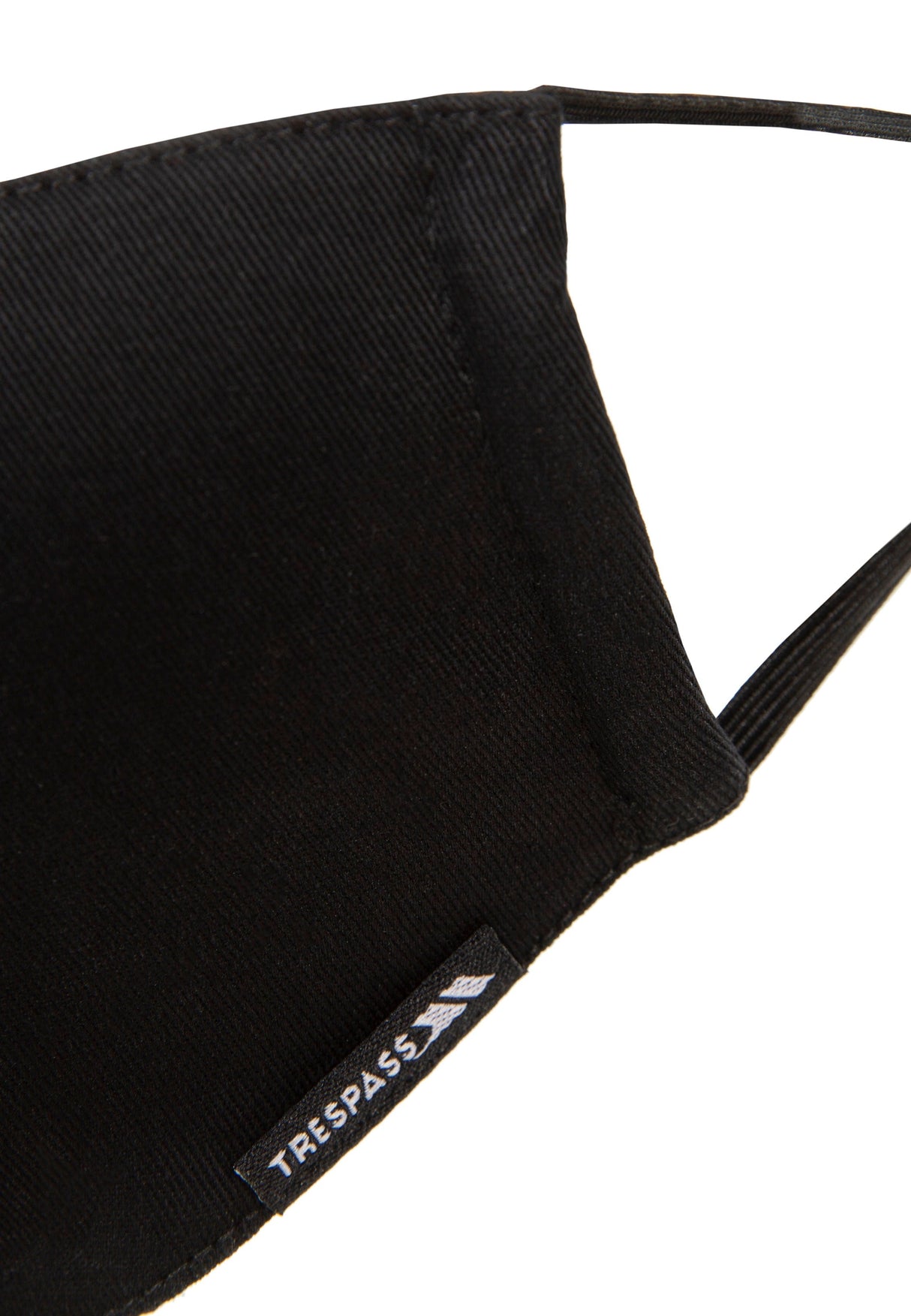 Cloth Face Mask + 3 Filters - Black - Trespass