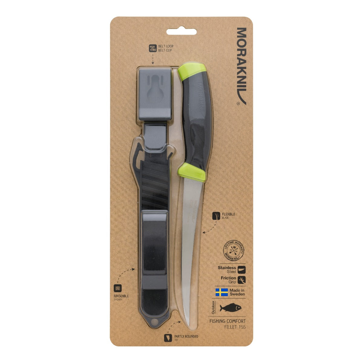 Companion Fishing Fillet 155 (S) Lime Gr – Morakniv