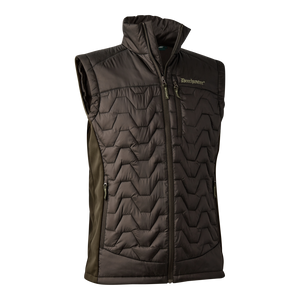 Str. Large - Excape Quilted Vest - Green - Deerhunter - Ombytningsvare