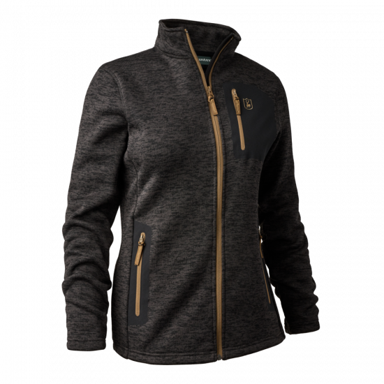 Lady Sarek Strikkejakke - Dark Grey – Deerhunter