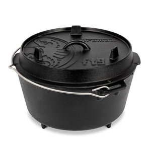 Petromax Dutch Oven ft9 med ben – 7,5 L støpejernsgryde