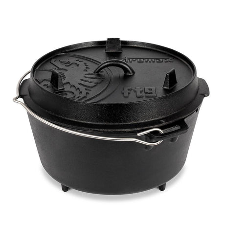 Petromax Dutch Oven ft9 med ben – 7,5 L støpejernsgryde