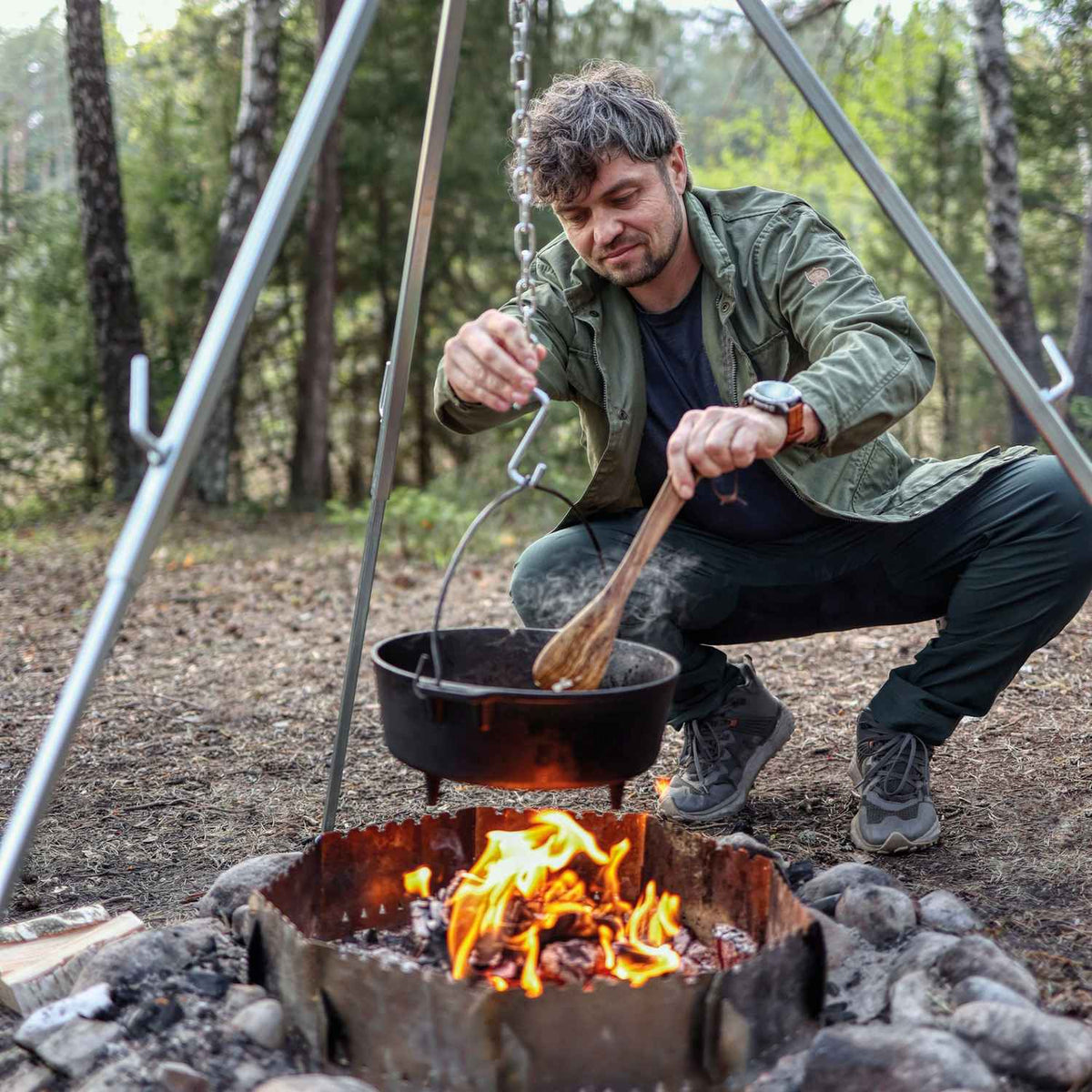 Petromax Dutch Oven ft6 med ben – 5,5 L støpejernsgryde