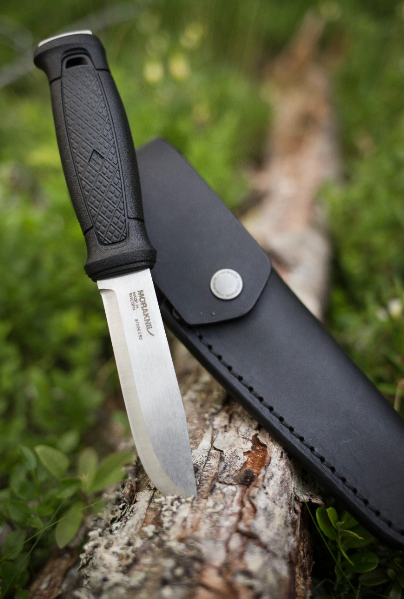 Garberg med lærslire (S) Svart – Morakniv