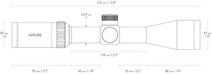 Vantage IR - 3-9x40 Mil Dot – Hawke