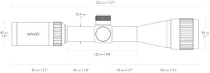 Vantage IR - 3-9x40 AO Mil Dot – Hawke