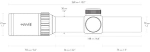 Vantage 30 WA IR - 1-4x24 L4A Dot – Hawke