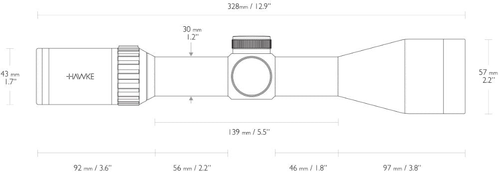 Vantage 30 WA IR - 2,5-10x50 L4A Dot – Hawke