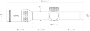 Hawke Frontier 30 - 1-6x24 L4A Dot – Hawke