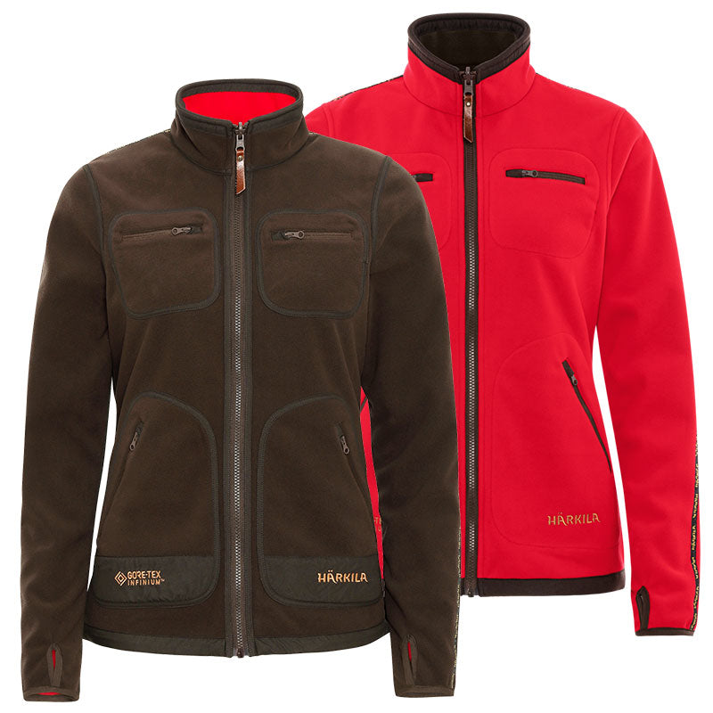 Kamko Fleece Dame - Brown/Red – Härkila