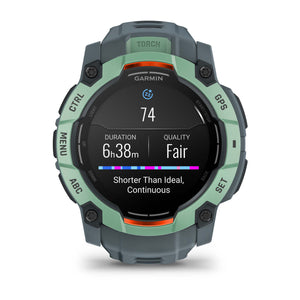 Instinct® 3 – 50 mm, AMOLED, Neotropic med Twilight rem