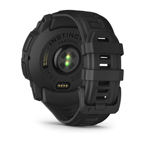 Instinct® 3 – 50 mm, AMOLED, Tactical Edition, Sort med sort rem