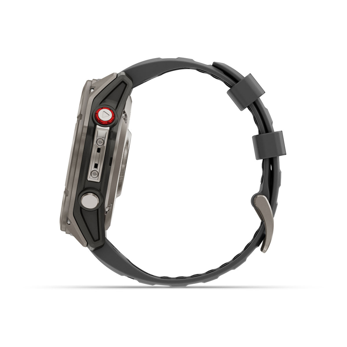 fēnix® 8 Pro – 51 mm, AMOLED, Sapphire, titanium med silikonerem i Graphite/sort