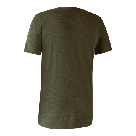 Basis 2-pak T-skjorte Adventure Green Melange – Deerhunter