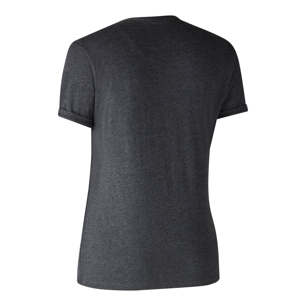Basis 2-Pak T-Skjorte Brown Leaf Melange – Deerhunter