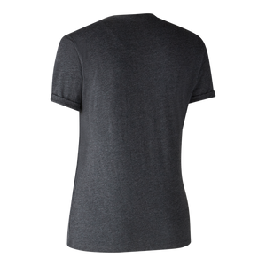 Basis 2-Pak T-Skjorte Brown Leaf Melange – Deerhunter